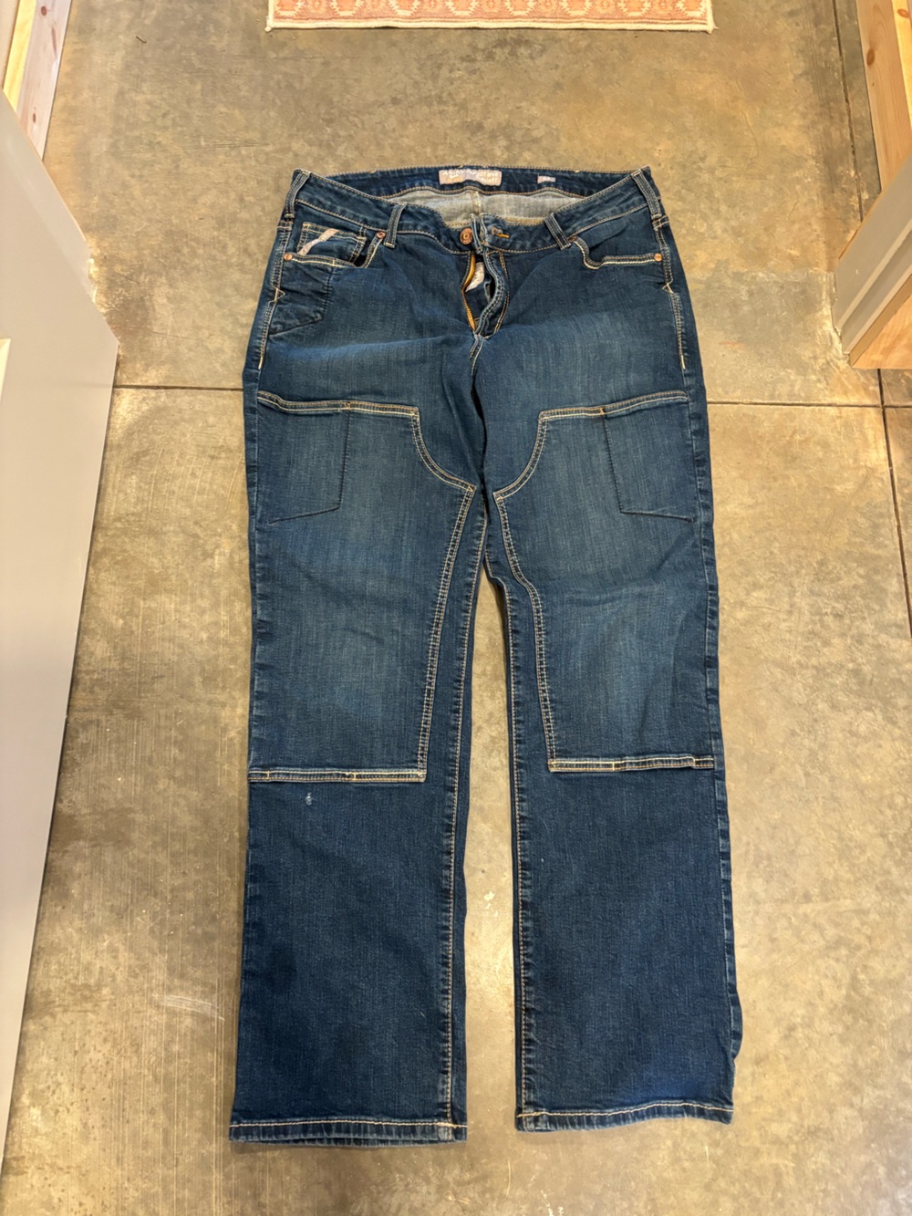 Ariat Women's Dark Blue Straight-Leg Utility Jeans